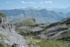 Rothornkette mit Berner Alpen